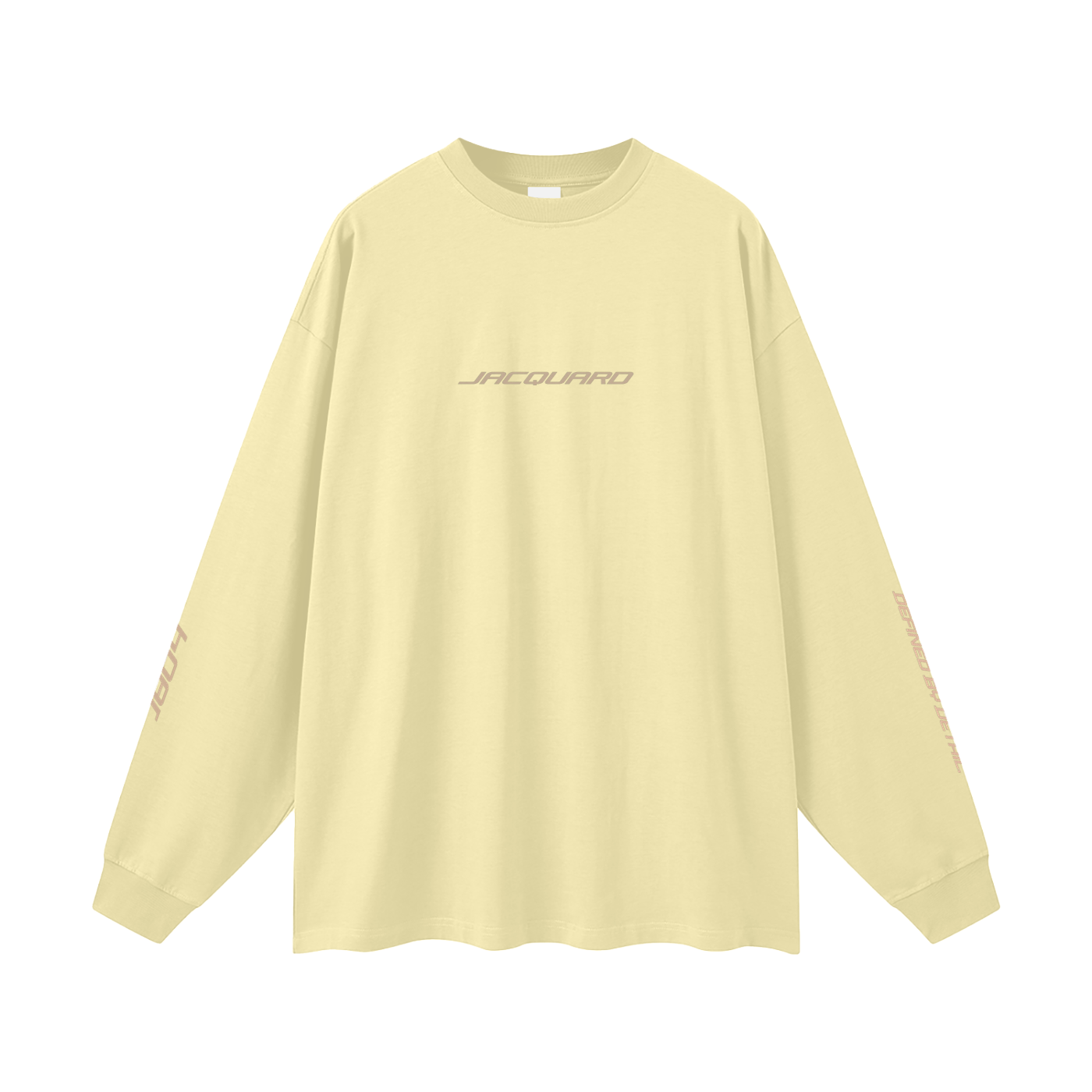JacquardStudios Golden Oversized Unisex Long Sleeve in Yellow