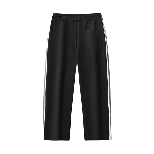 JacquardStudios Atelier Stripe Straight Pants in Black, alternate view