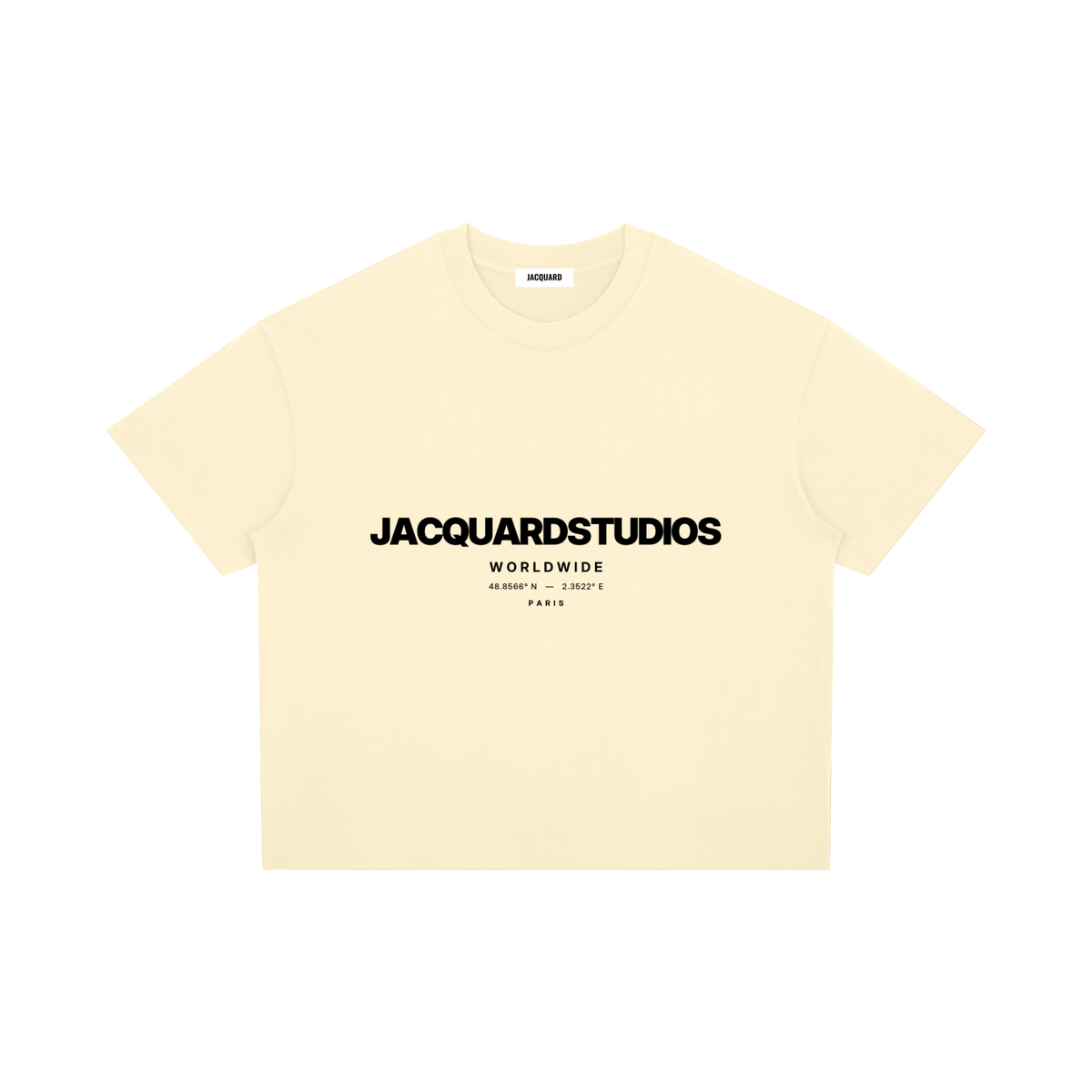 JacquardStudios Worldwide T-Shirt in Apricot