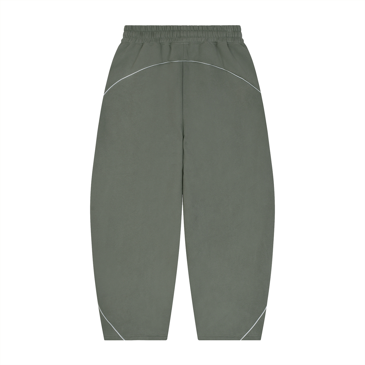 Sweatpants of the JacquardStudios Piping Fleece Tracksuit in Medium Gray, alternate view