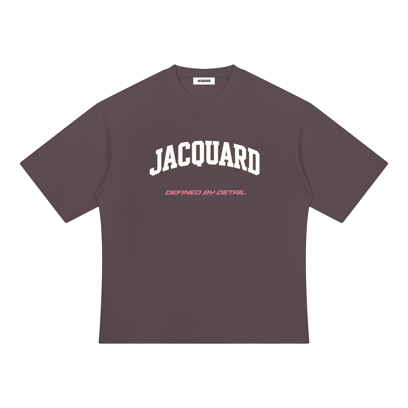 JacquardStudios Defined Unisex Heavyweight Oversized T-Shirt in Purple
