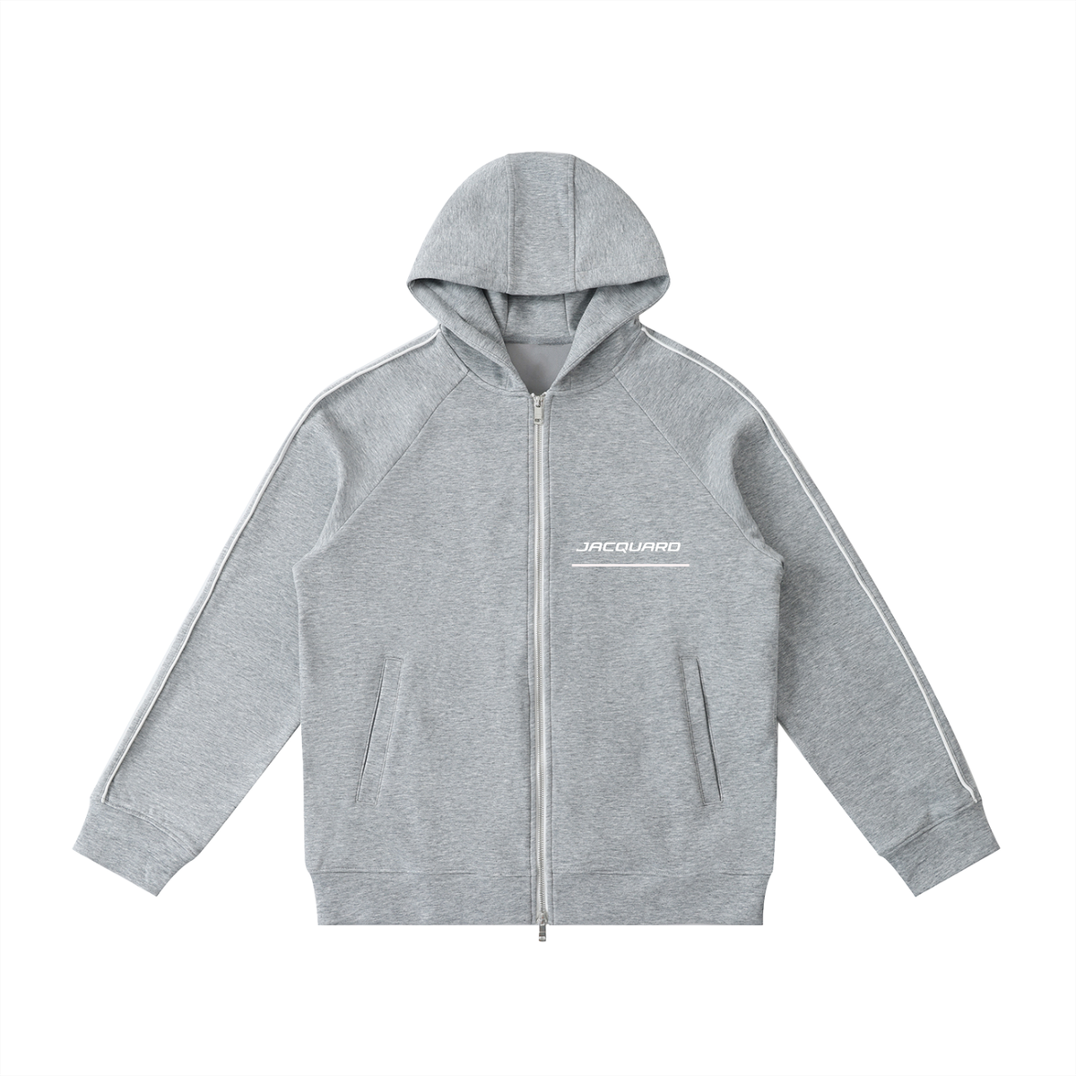 JacquardStudios Heavyweight Sleeve Zip in Flower Gray