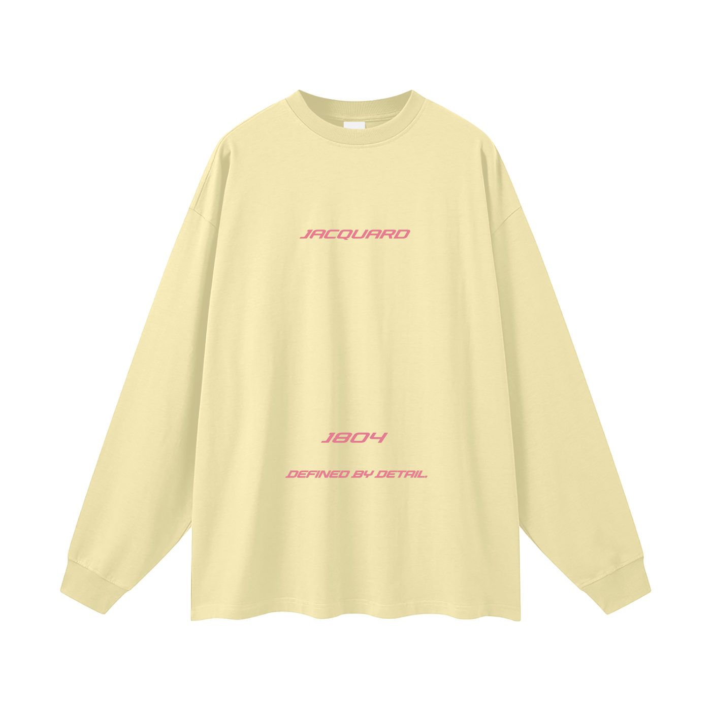 JacquardStudios Triple Oversized Unisex Long Sleeve in Yellow