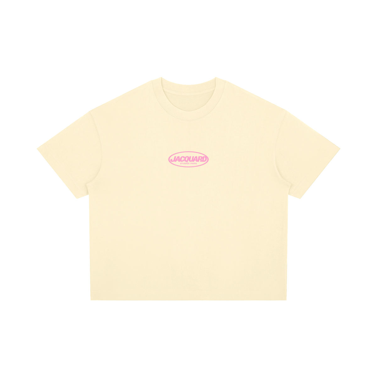 JacquardStudios Logo T-Shirt in Apricot