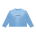 JacquardStudios Classic Unisex Sunfade Boxy Long Sleeve in Sky Blue