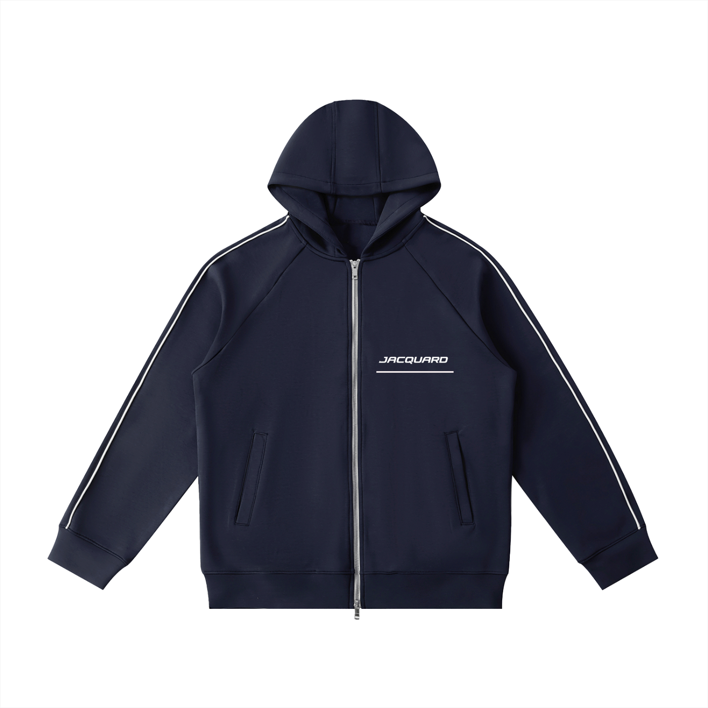 JacquardStudios Heavyweight Sleeve Zip in Navy Blue