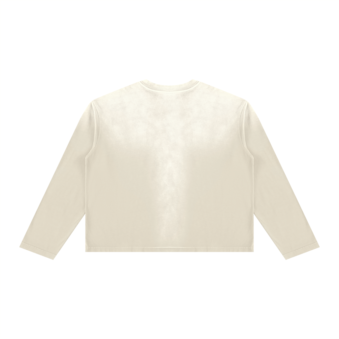 JacquardStudios Studios Unisex Sunfade Boxy Long Sleeve in Apricot, alternate view