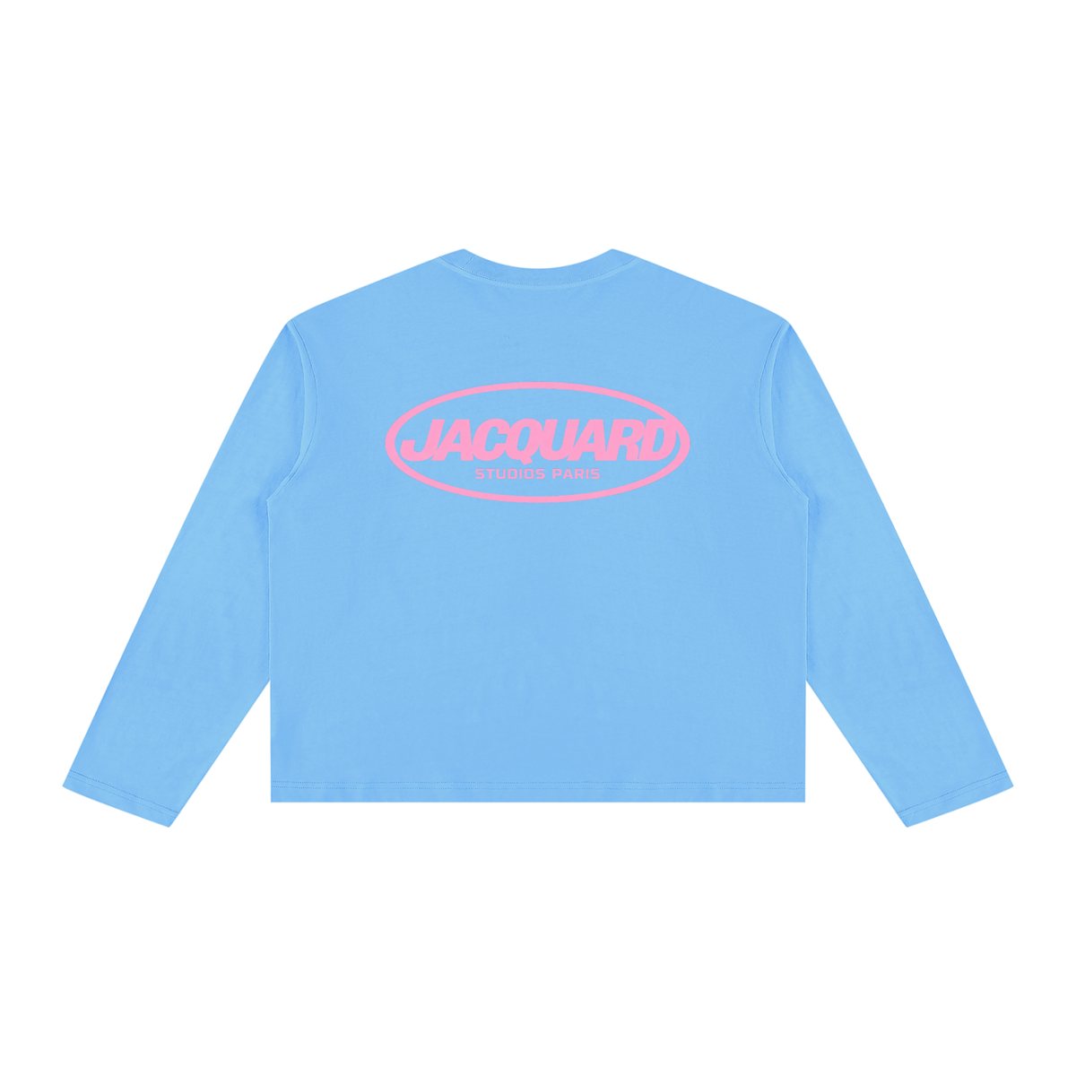 JacquardStudios Logo Longsleeve in Sky Blue, alternate view