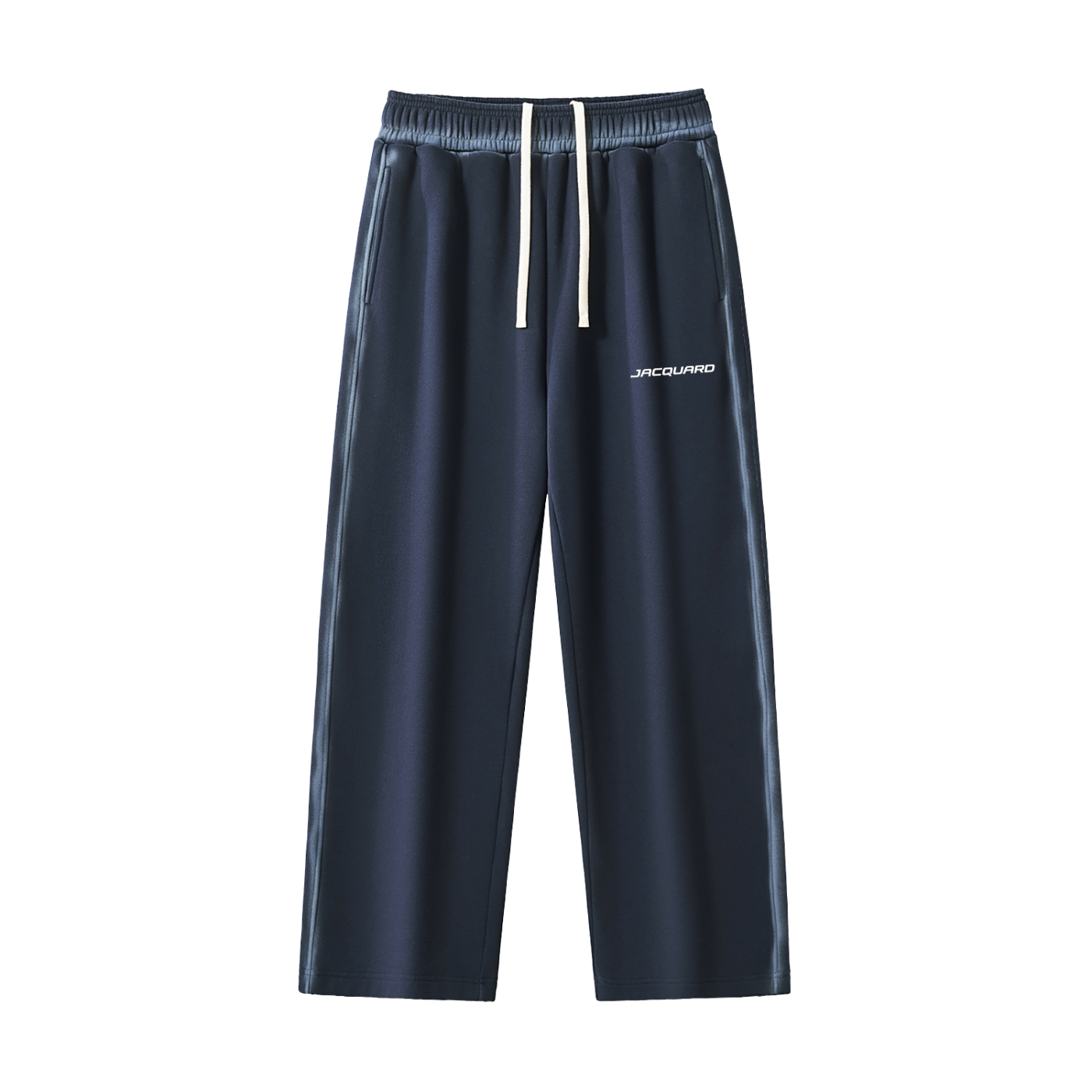 JacquardStudios Sunfaded Edge Fleece Sweatpants in Washed Blue