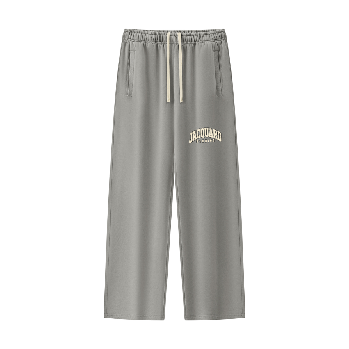 Pants of the JacquardStudios Wash Fleece Tracksuit in Medium Gray