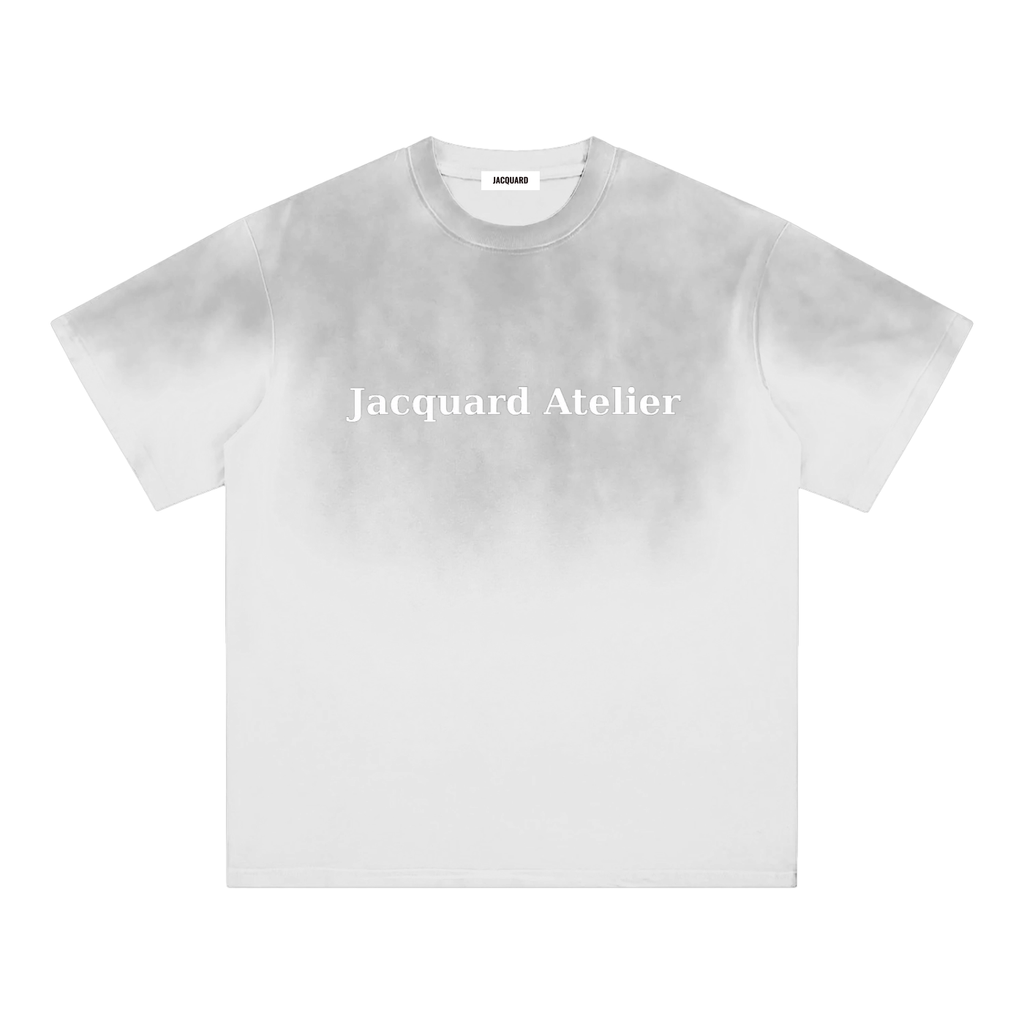 JacquardStudios Atelier Sunfade Edge T-Shirt in White