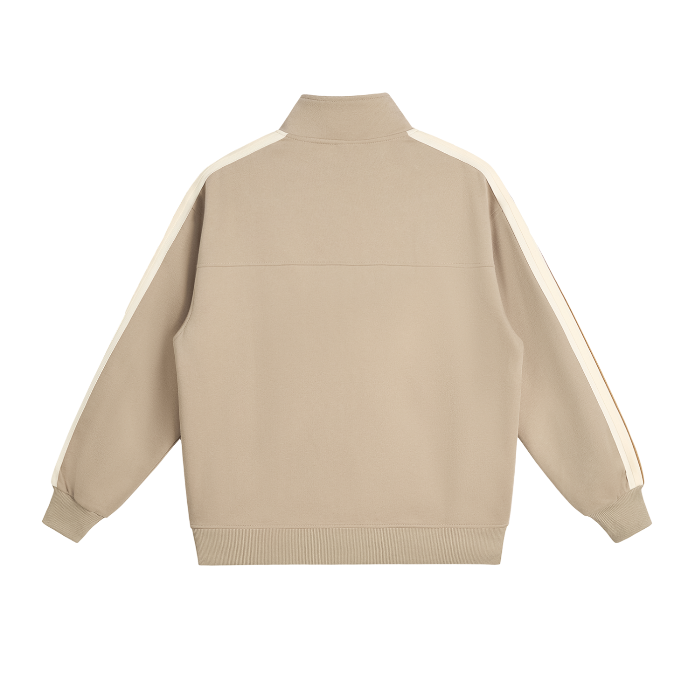 JacquardStudios Studio Stripe Collar Jacket in Khaki, alternate view