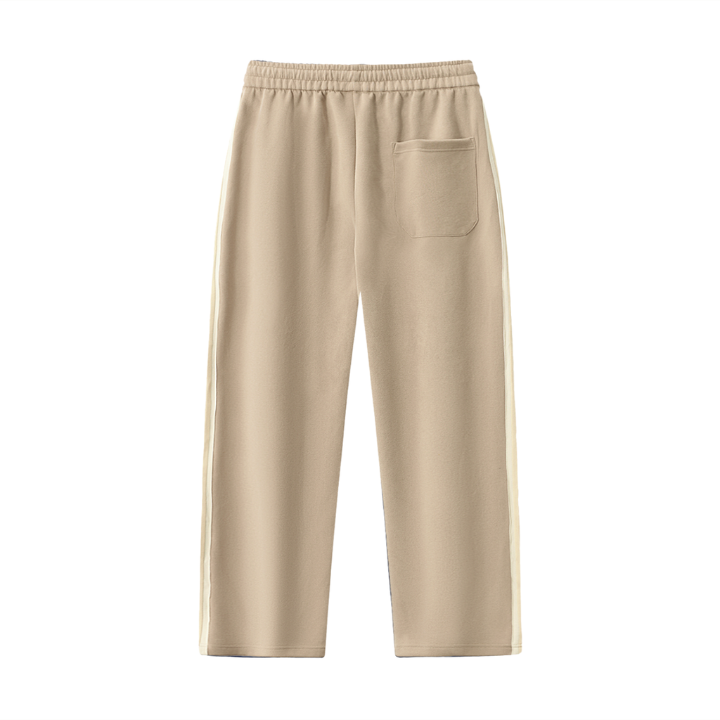 JacquardStudios Atelier Stripe Straight Pants in Khaki, alternate view
