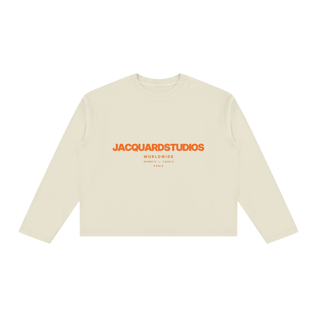 JacquardStudios Worldwide Orange Longsleeve in Apricot