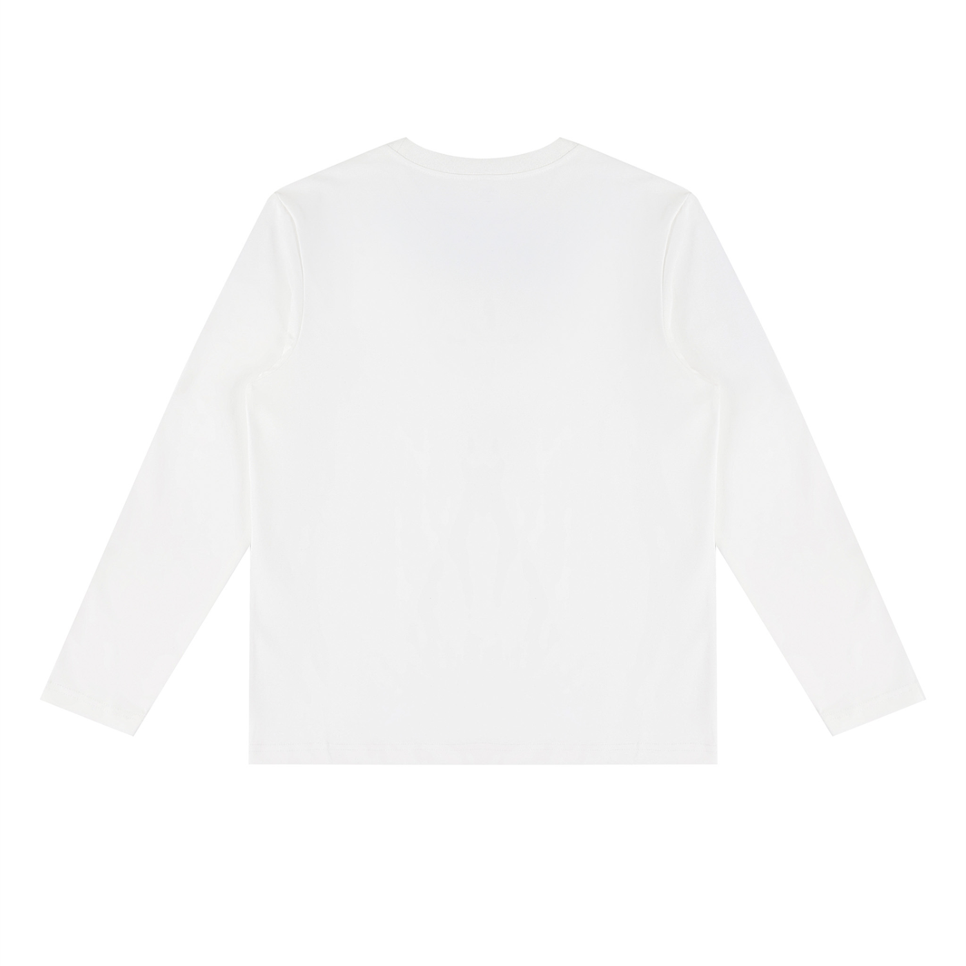 JacquardStudios Unisex Heavyweight Long Sleeve in White, alternate view
