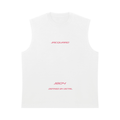 JacquardStudios Triple Men’s Heavyweight Tank Top in White