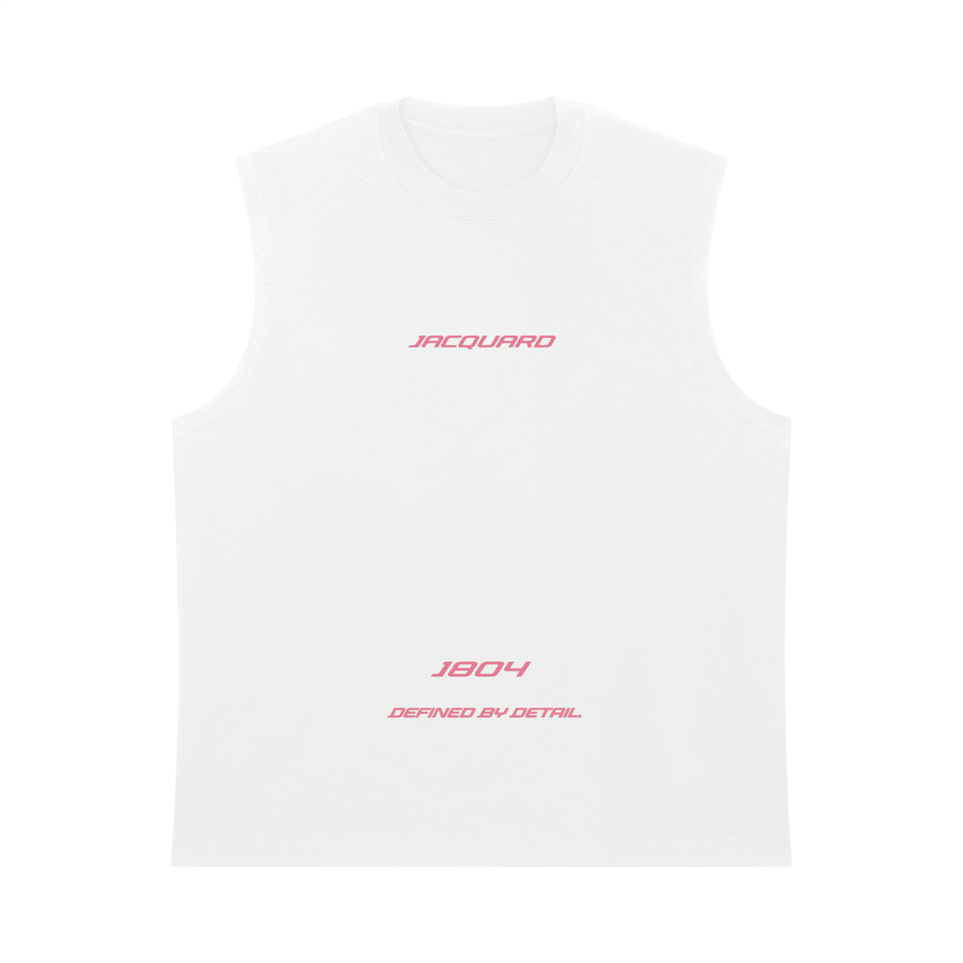 JacquardStudios Triple Men’s Heavyweight Tank Top in White
