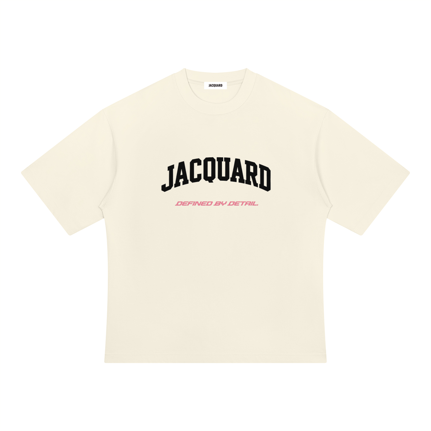 JacquardStudios Defined Unisex Heavyweight Oversized T-Shirt in Apricot
