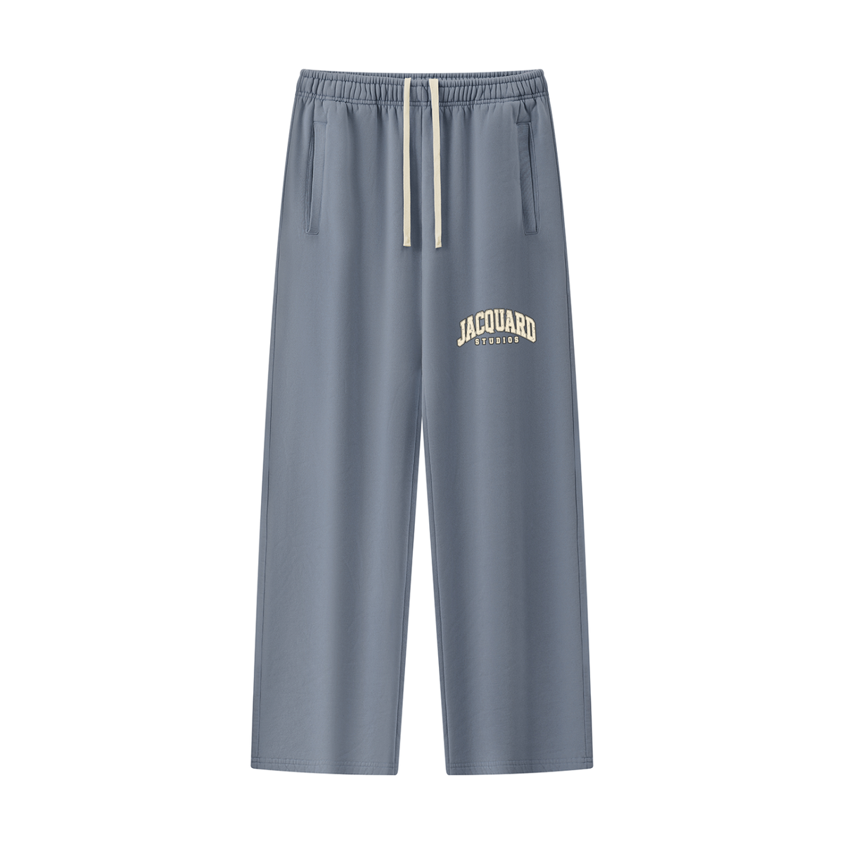 JacquardStudios Wash Fleece Pants in Washed Blue