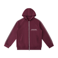 JacquardStudios Heavyweight Sleeve Zip in Dull Red