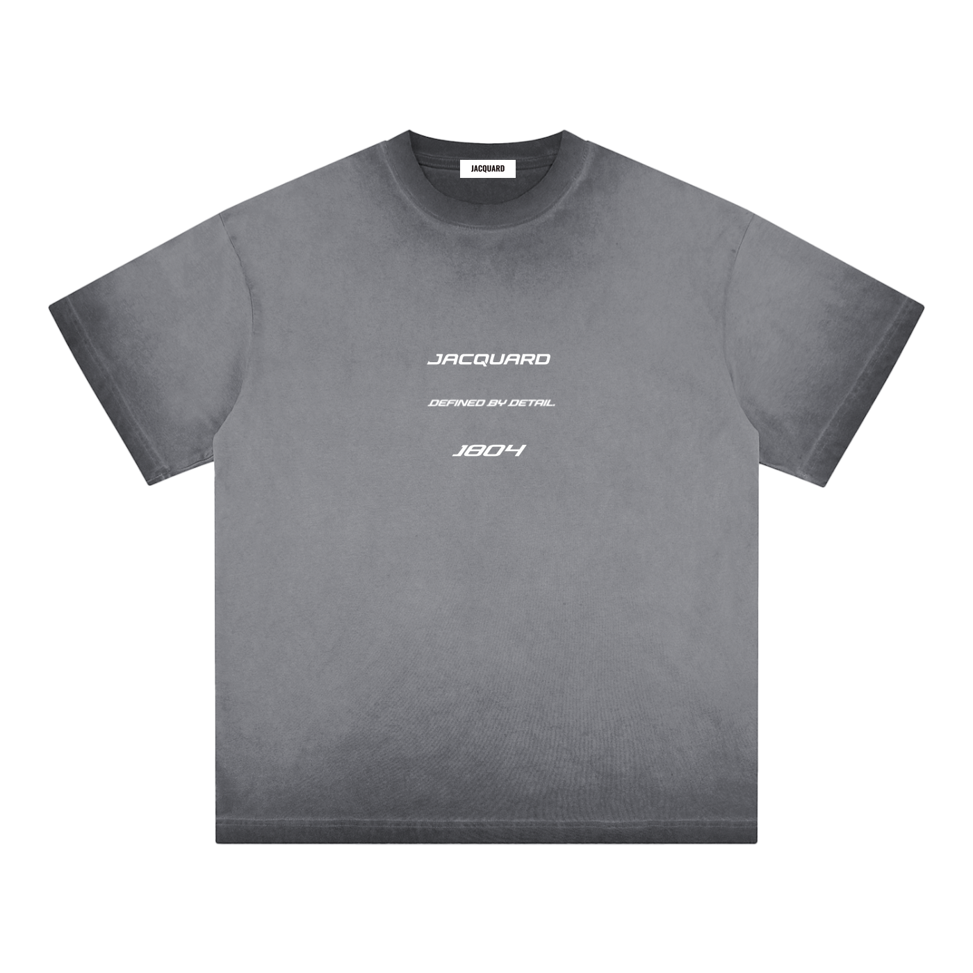 JacquardStudios Triple Reverse Dyed Loose T-Shirt in Dark Gray