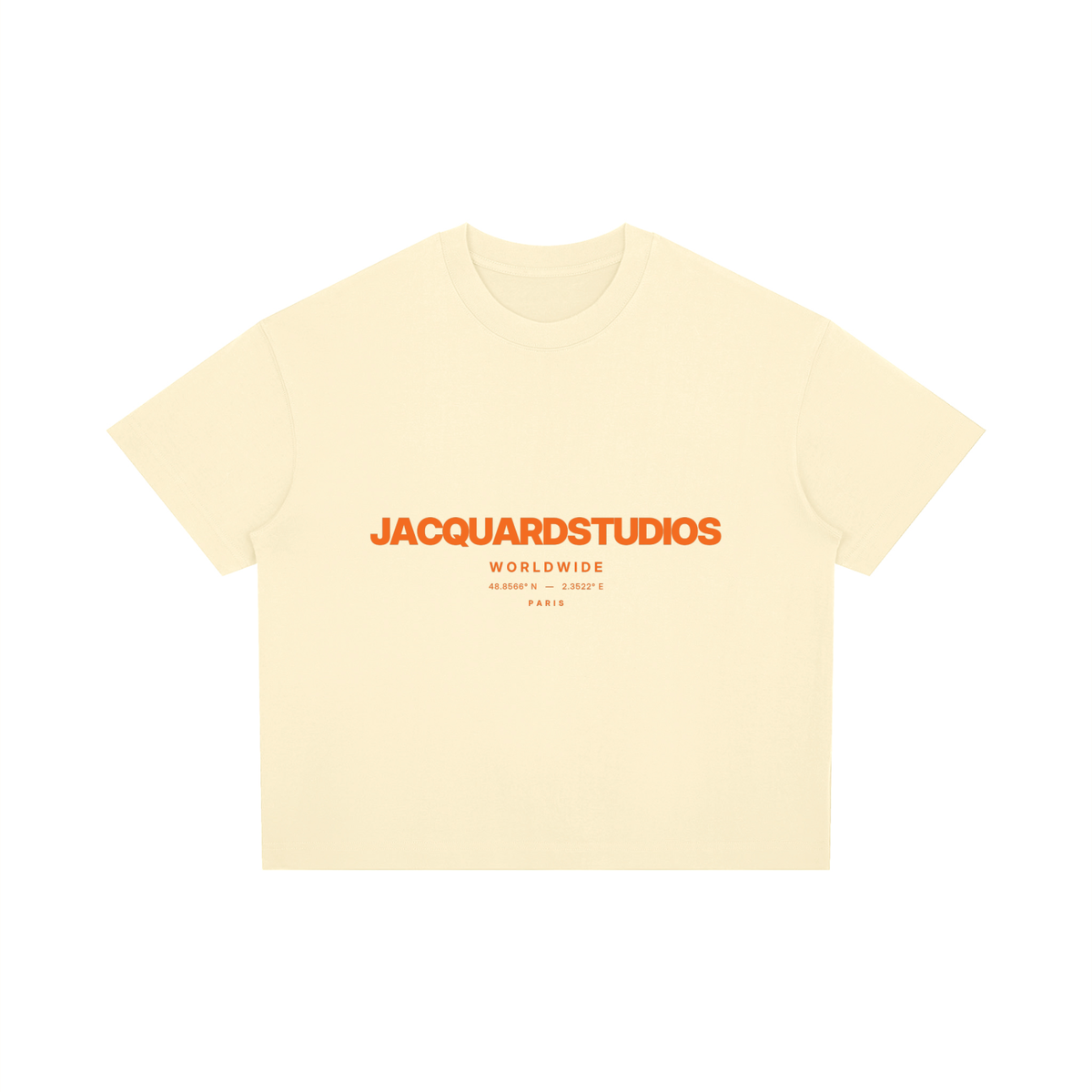 JacquardStudios Worldwide Orange T-Shirt in Apricot