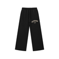 JacquardStudios Snow Washed Raw Edge Sweatpants in Black