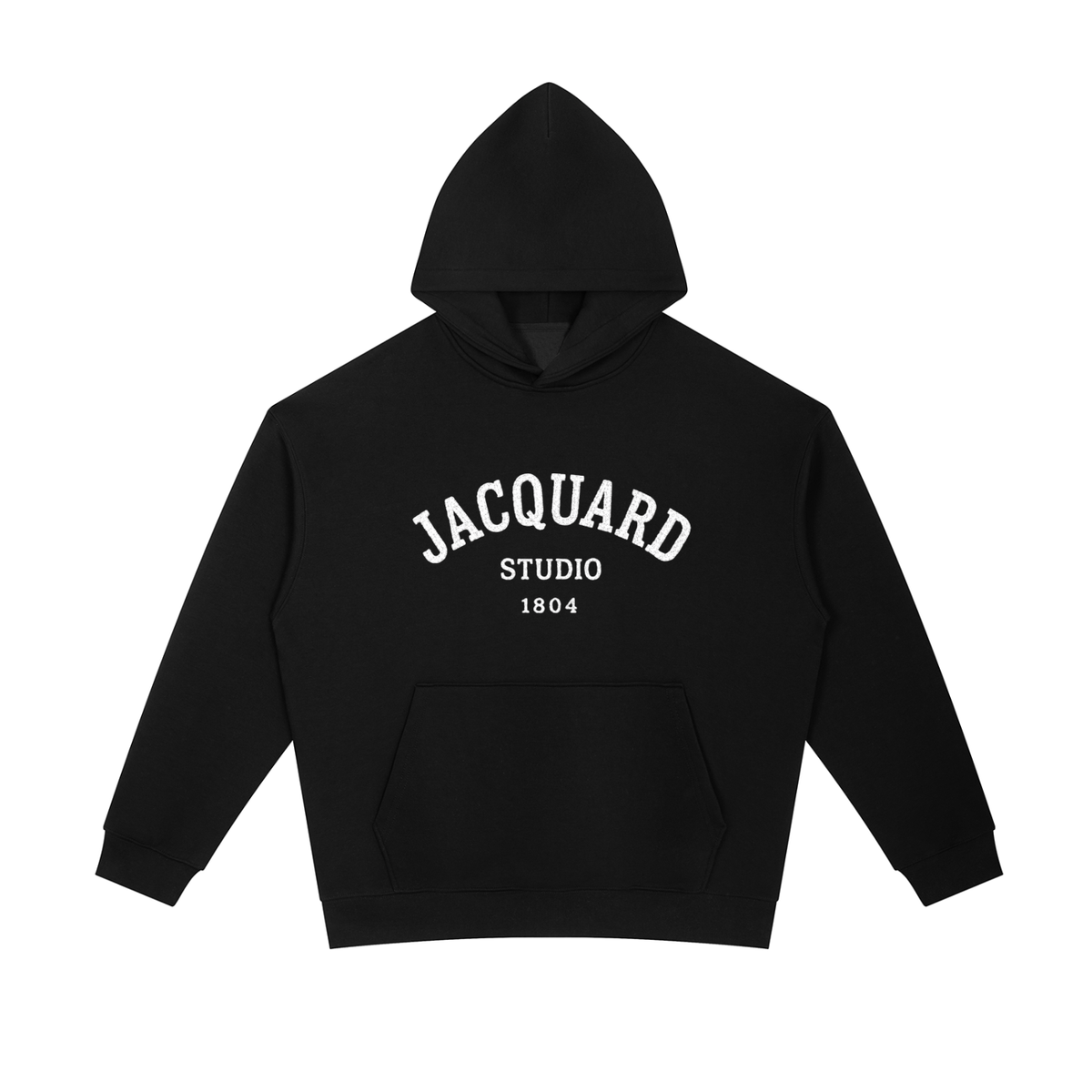 JacquardStudios Essential Heavyweight Hoodie in Black