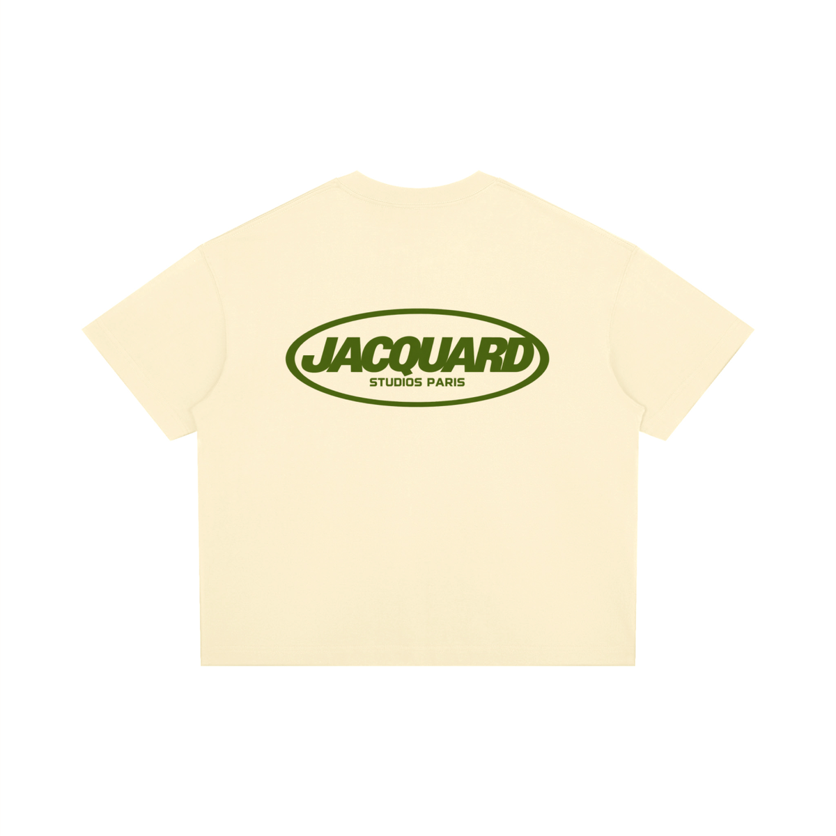JacquardStudios Logo T-Shirt in Apricot, alternate view