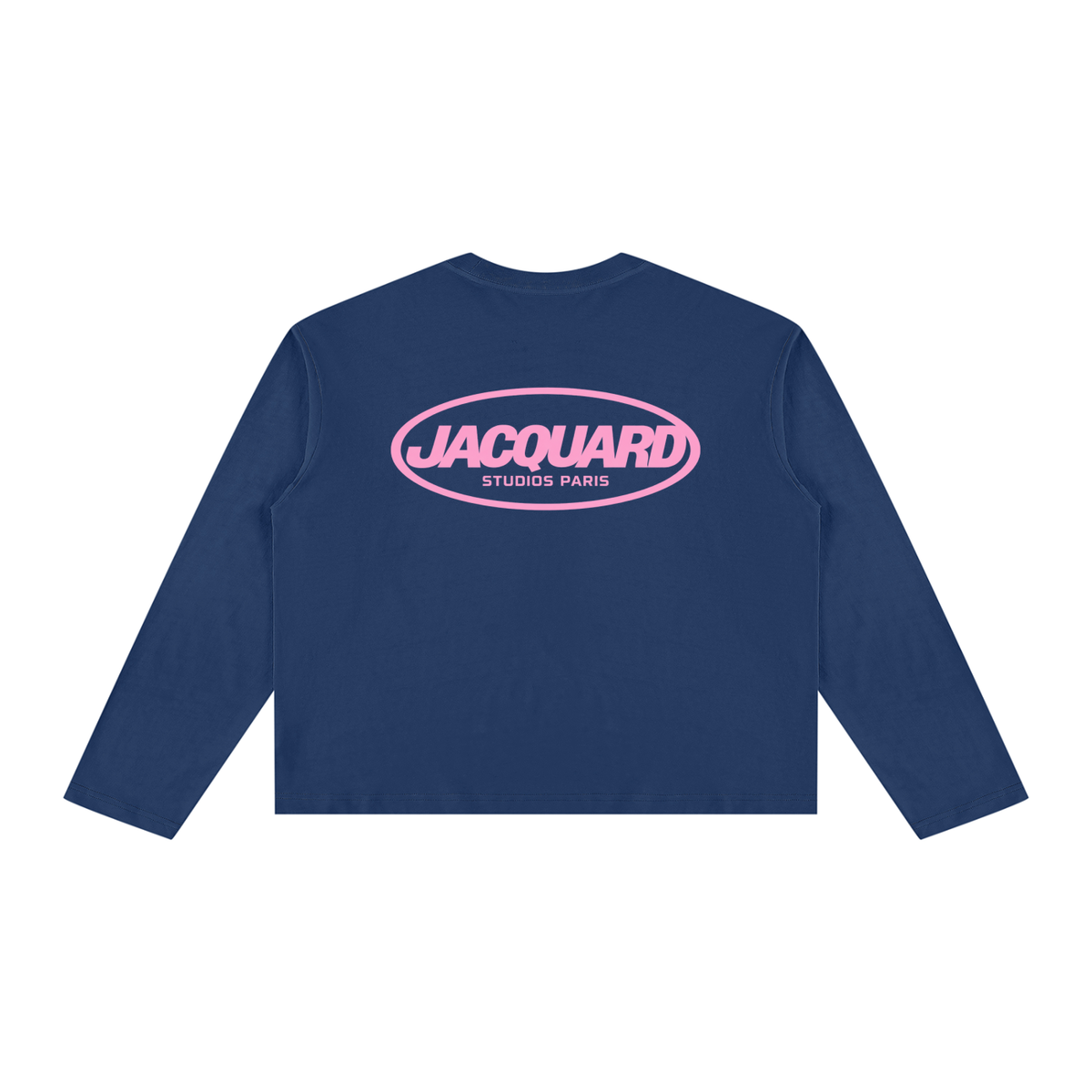 JacquardStudios Logo Longsleeve in Navy Blue, alternate view