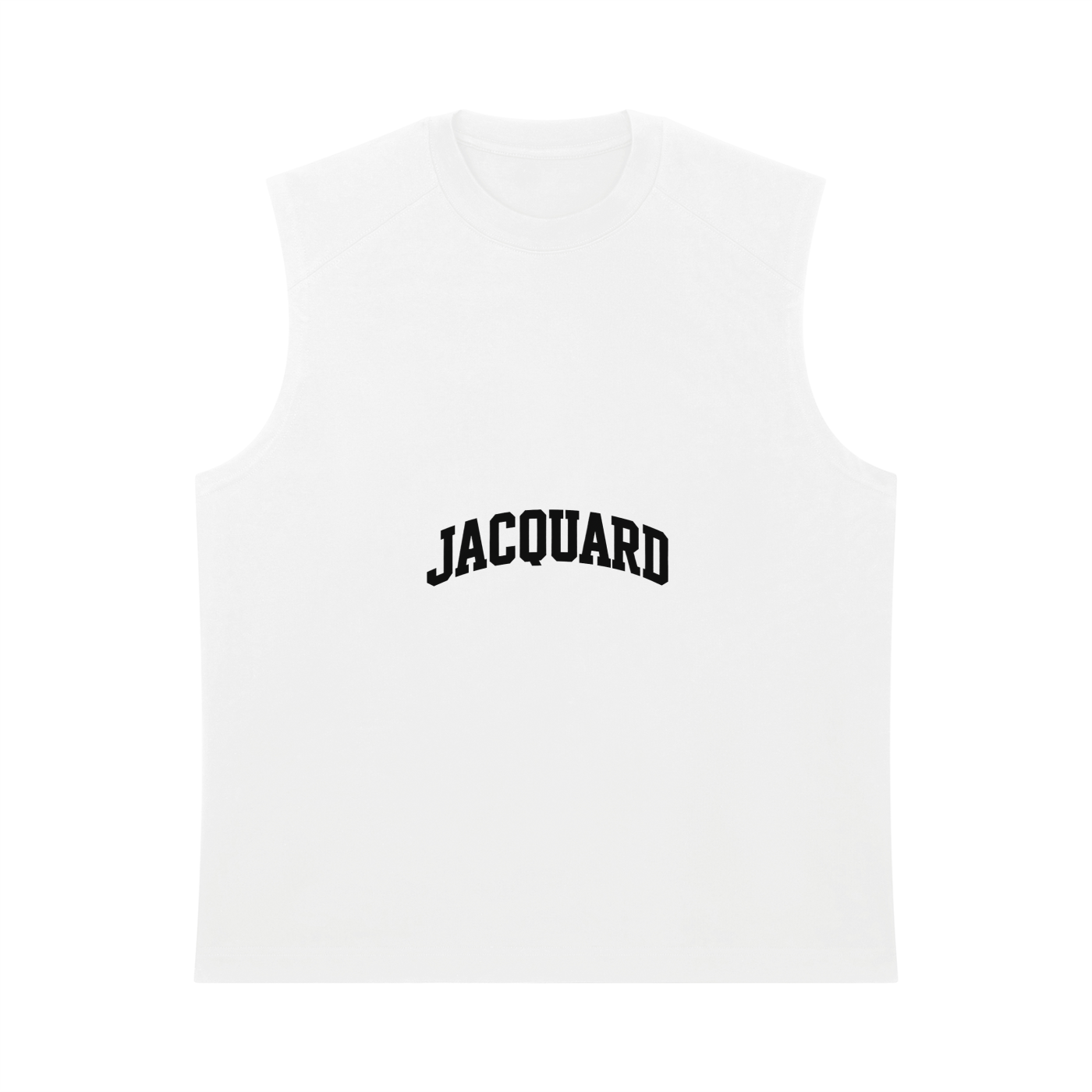 JacquardStudios Men’s Heavyweight Tank Top in White