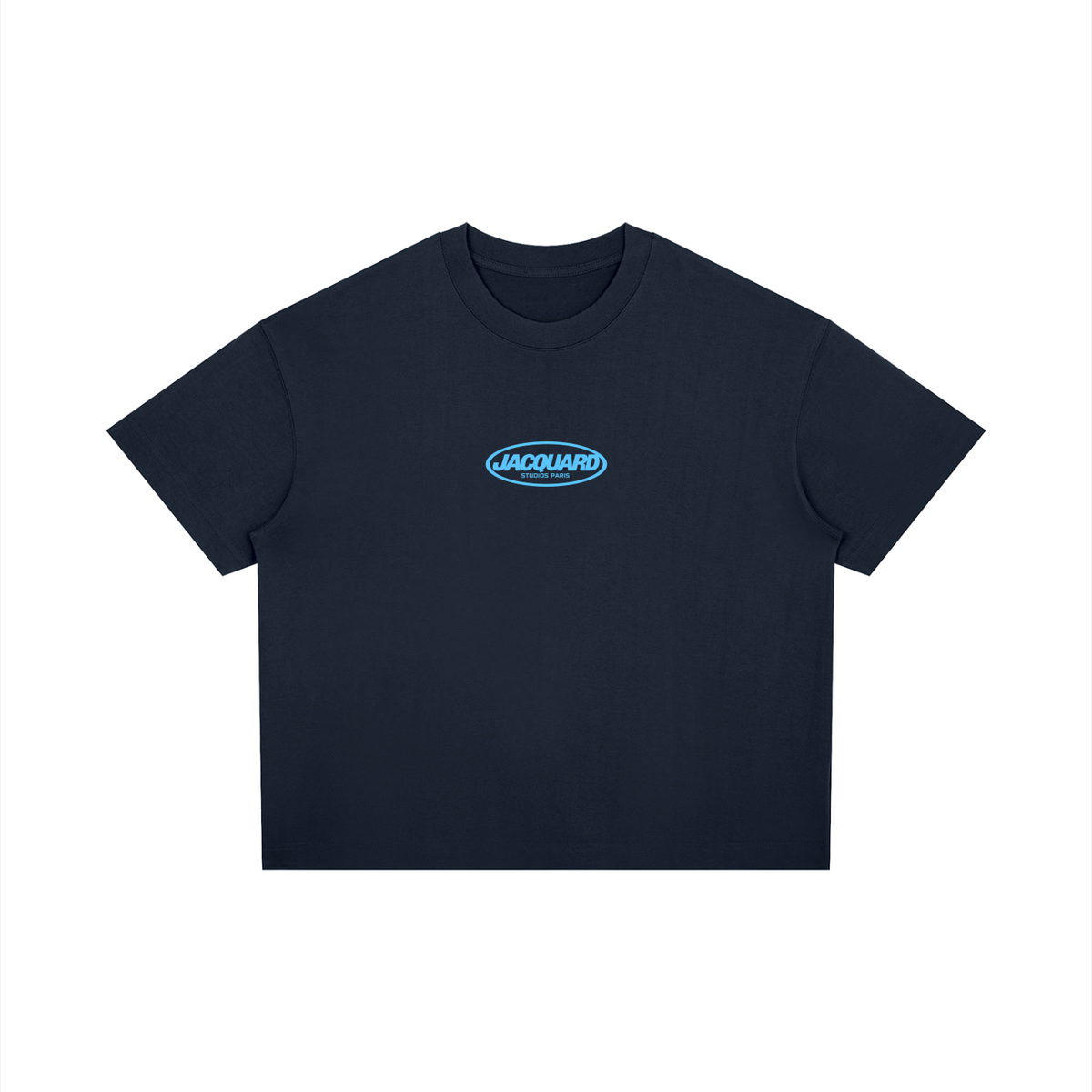JacquardStudios Logo T-Shirt in Navy Blue