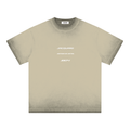 JacquardStudios Triple Reverse Dyed Loose T-Shirt in Khaki