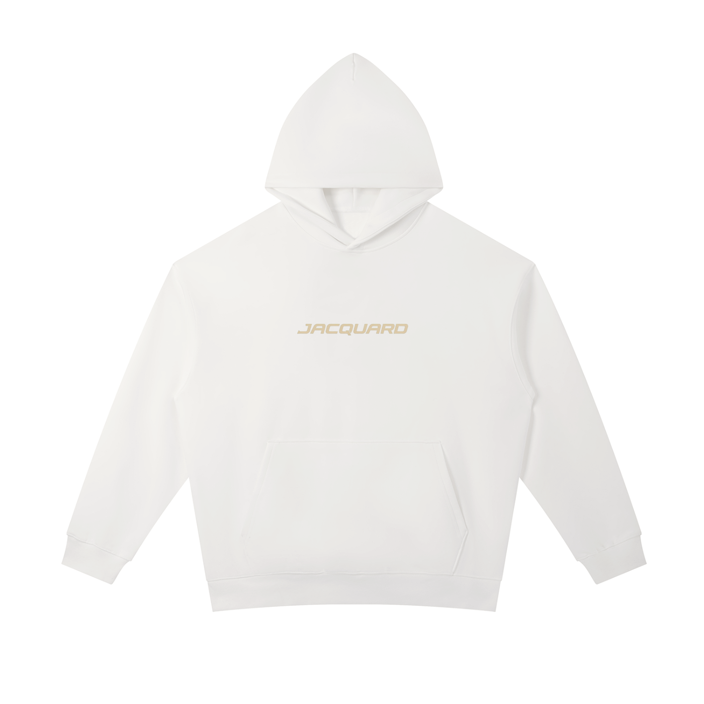 JacquardStudios Golden Essential Heavyweight Hoodie in White