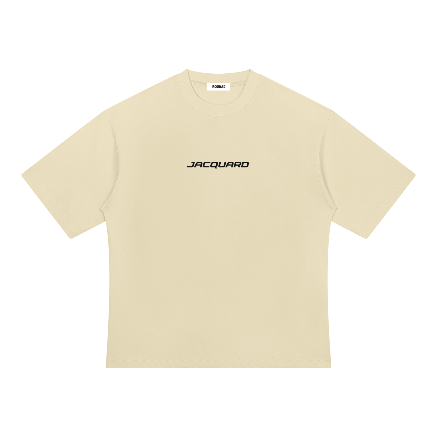 JacquardStudios Unisex Heavyweight Oversized T-Shirt in Khaki
