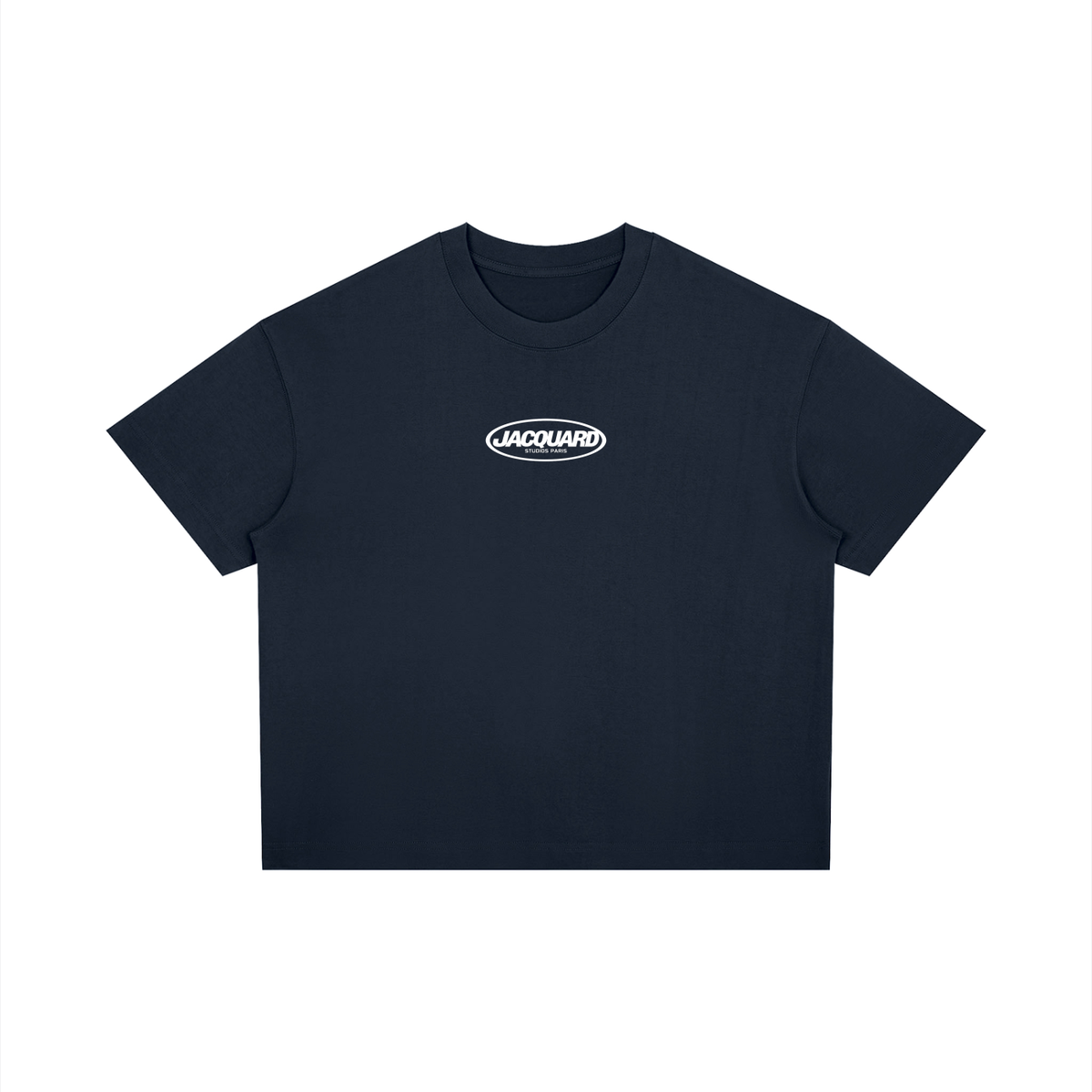 JacquardStudios Logo T-Shirt in Navy Blue