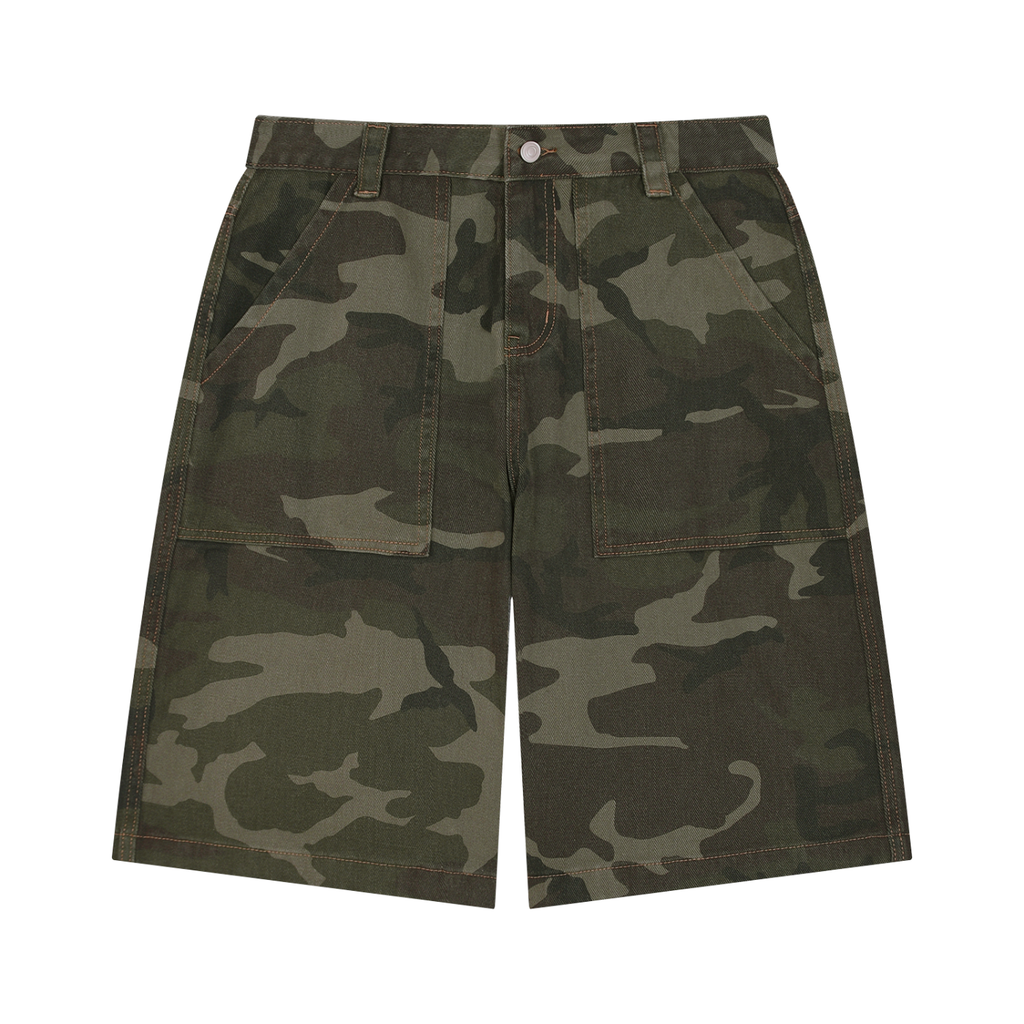 JacquardStudios Camo Shorts in Green Camo