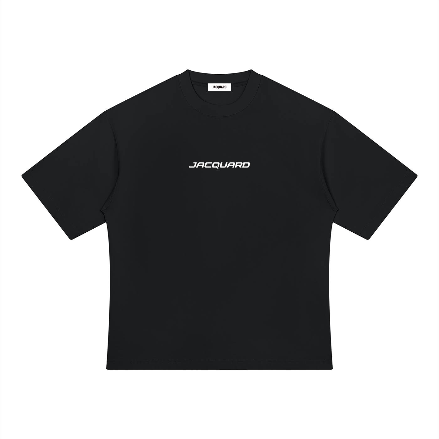 JacquardStudios Unisex Heavyweight Oversized T-Shirt in Black