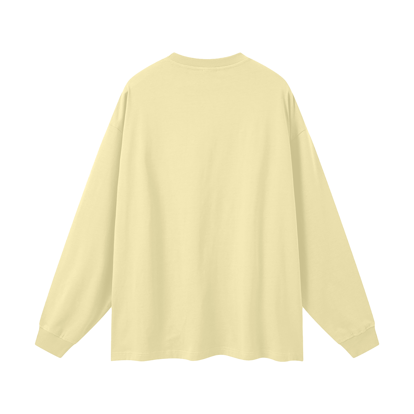 JacquardStudios Defined Oversized Unisex Long Sleeve in Yellow, alternate view