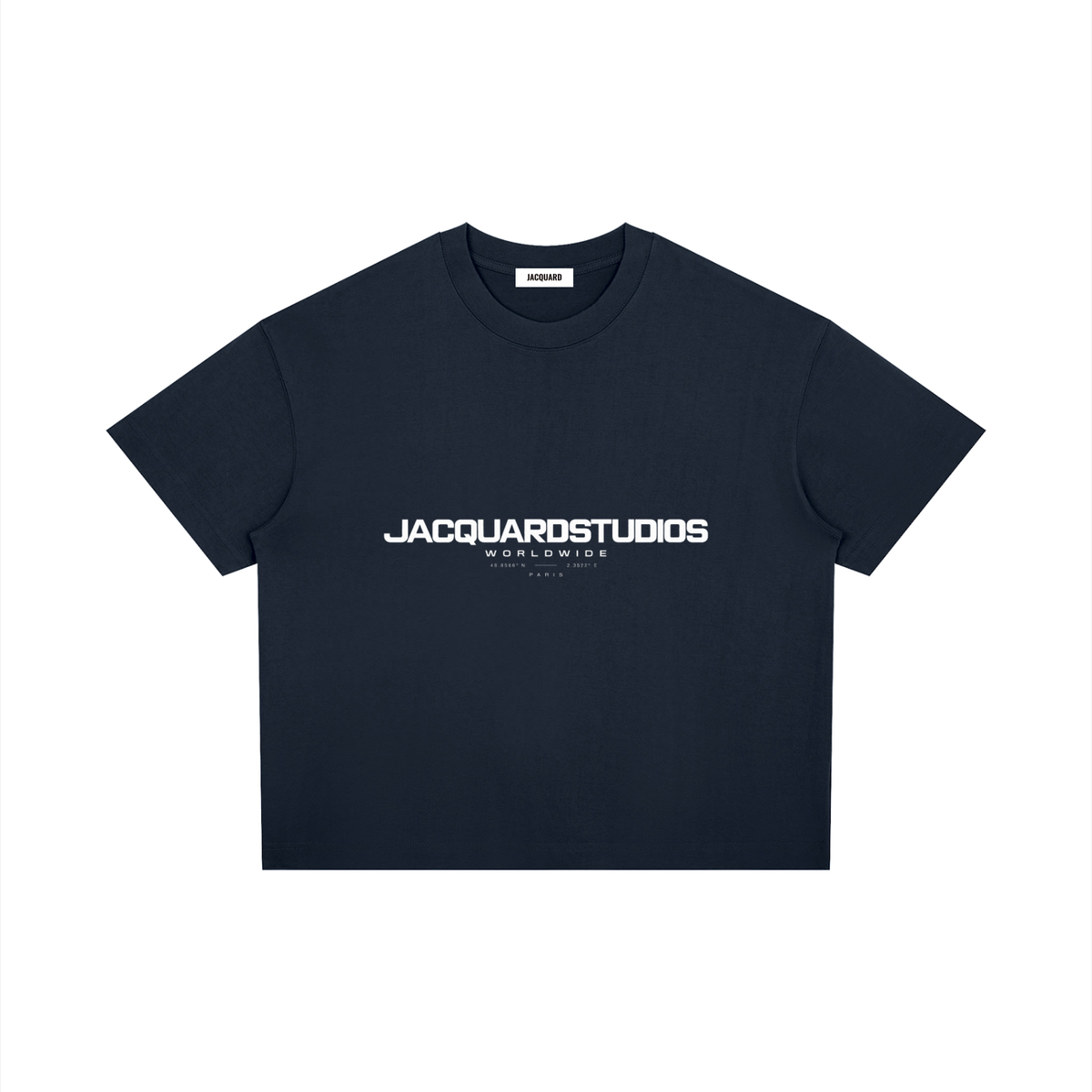 JacquardStudios Worldwide T-Shirt in Navy Blue