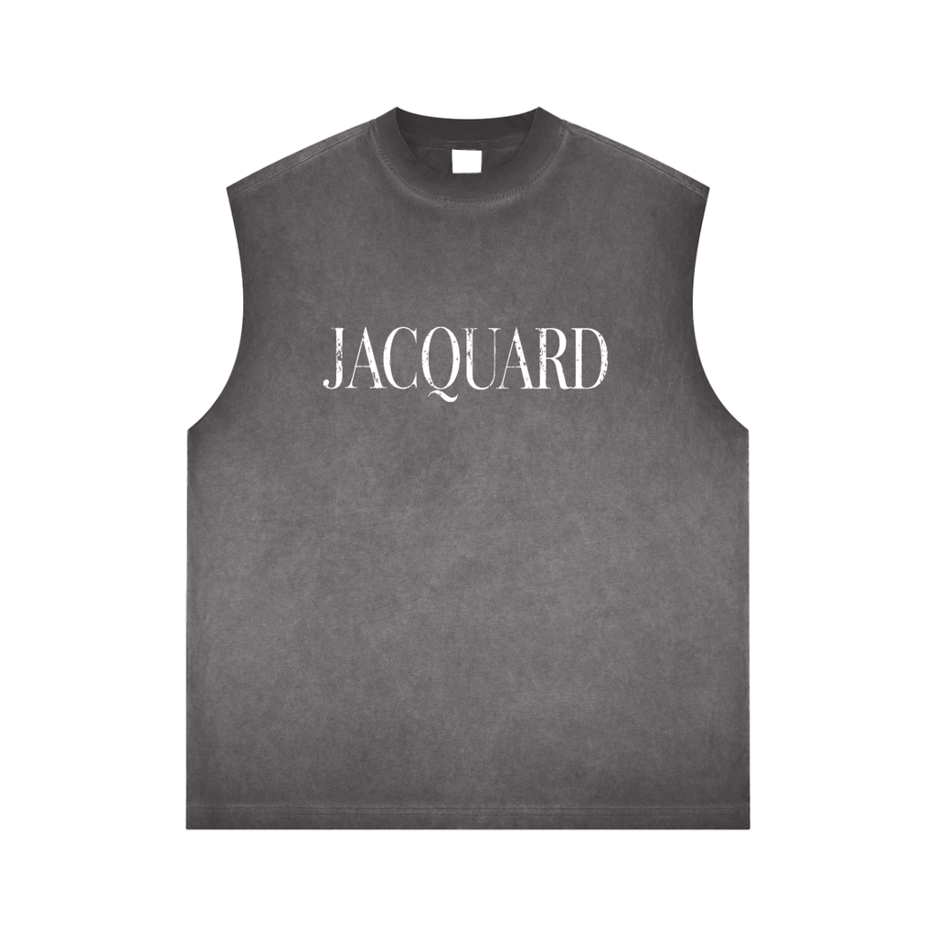 JacquardStudios Reverse Washed Tank Top in Gray