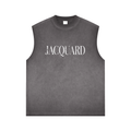 JacquardStudios Reverse Washed Tank Top in Gray