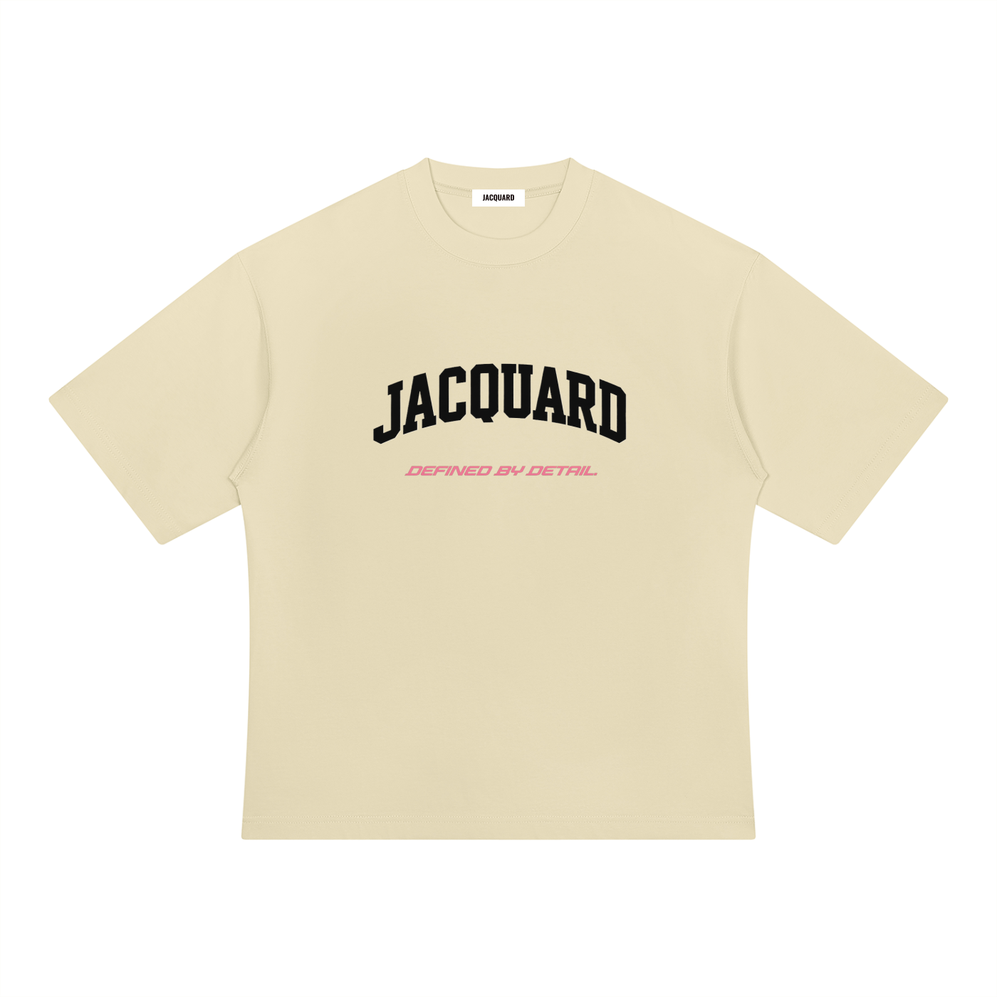 JacquardStudios Defined Unisex Heavyweight Oversized T-Shirt in Khaki
