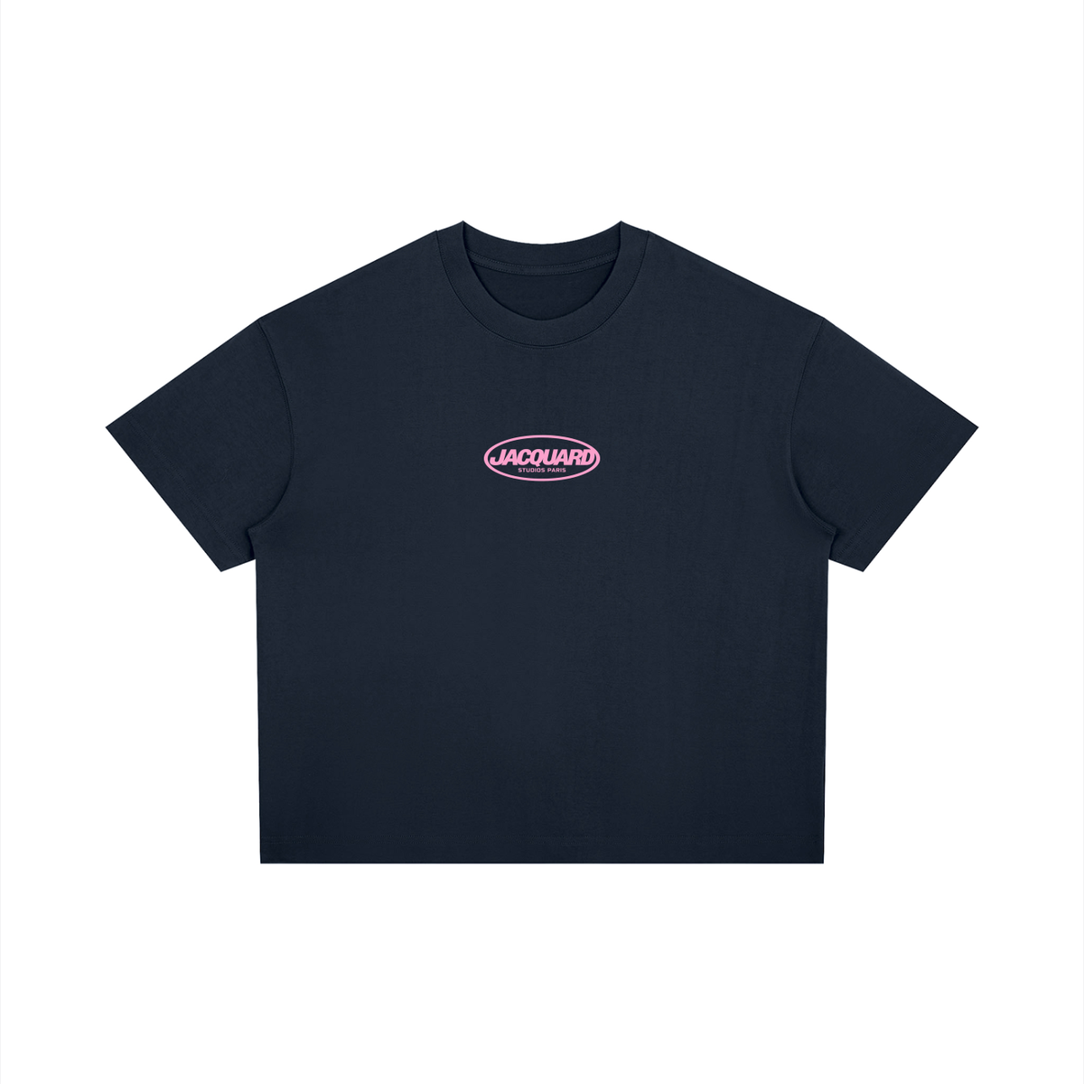 JacquardStudios Logo T-Shirt in Navy Blue