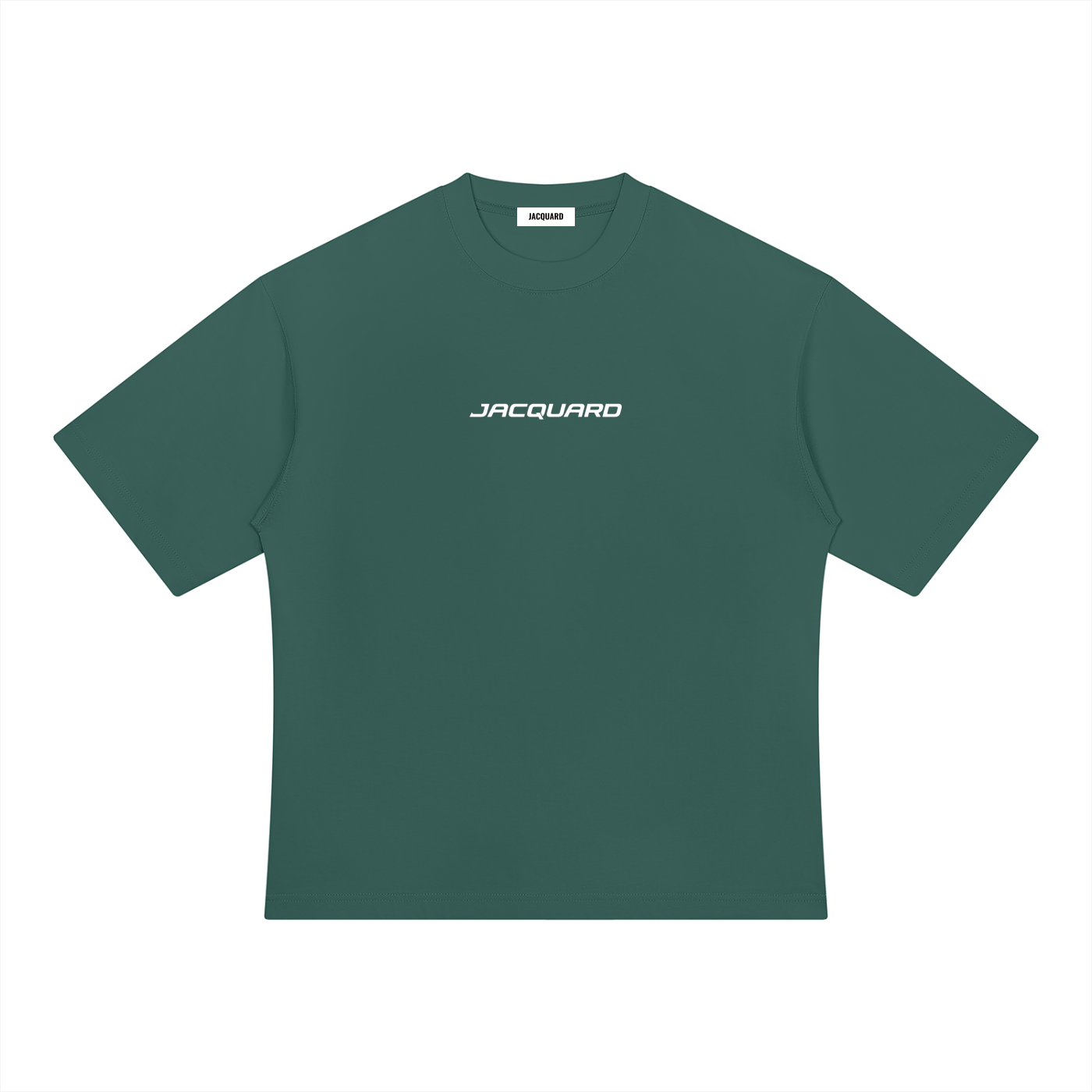 JacquardStudios Unisex Heavyweight Oversized T-Shirt in Blackish Green