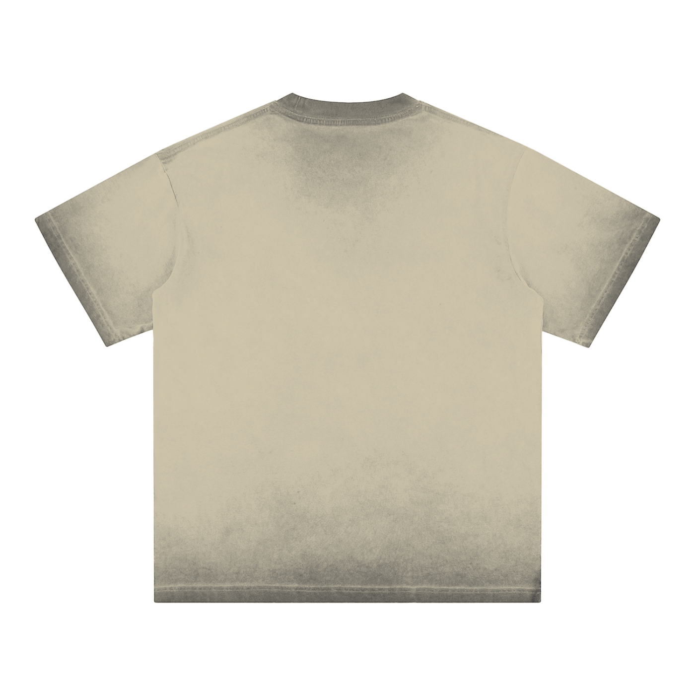 JacquardStudios Triple Reverse Dyed Loose T-Shirt in Khaki, alternate view