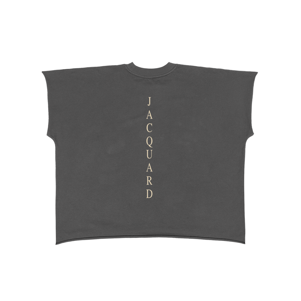 JacquardStudios Boxy Non-Shrink T-Shirt in Dark Gray, alternate view