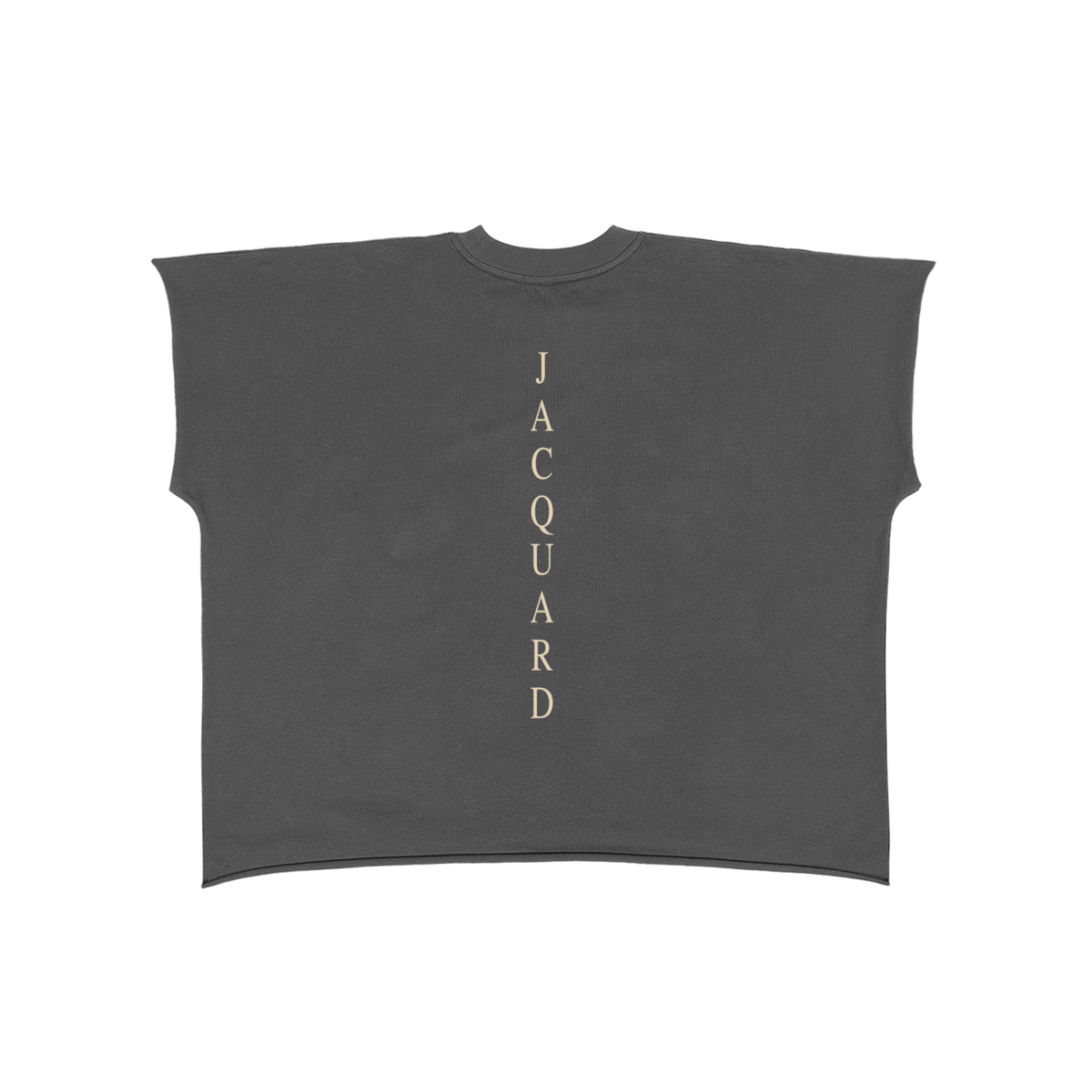 JacquardStudios Boxy Non-Shrink T-Shirt in Dark Gray, alternate view