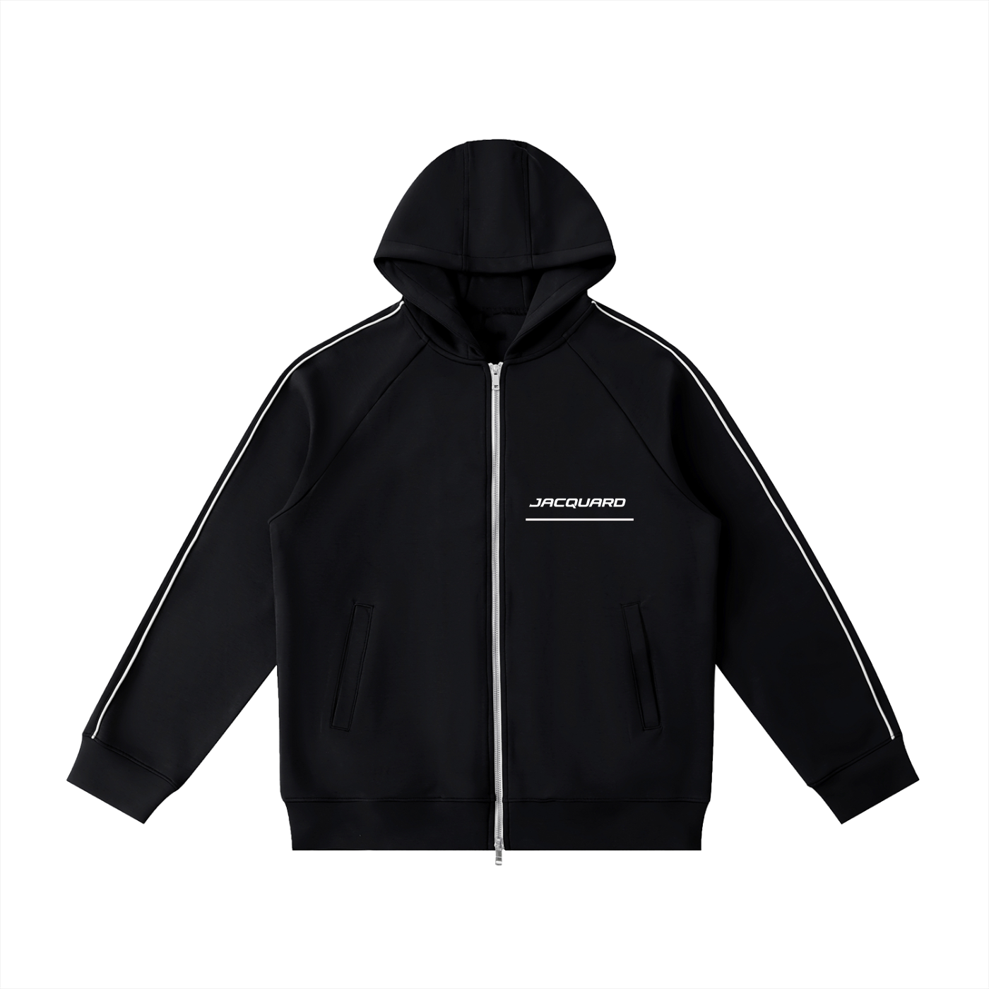 JacquardStudios Heavyweight Sleeve Zip in Black