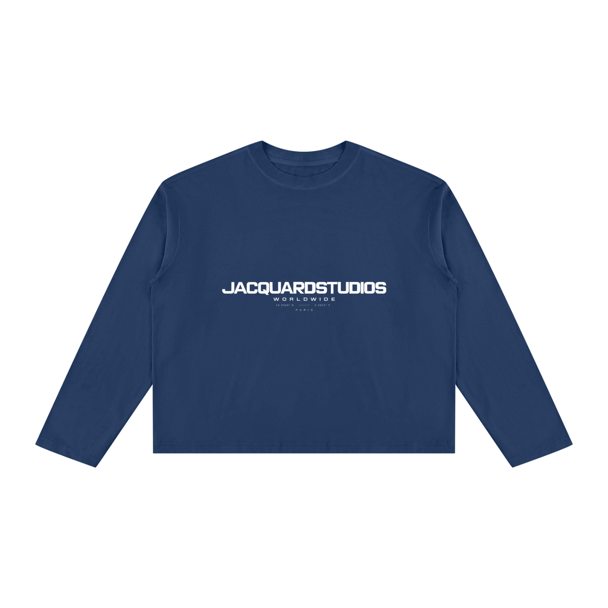 JacquardStudios Worldwide Longsleeve in Navy Blue